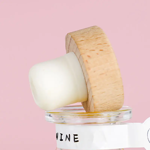 Chai thủy tinh đựng đồ uống nặng, trong suốt, có thể tùy chỉnh, dung tích 250ml, 350ml, 500ml, kiểu tròn, có nút chai, bán buôn - Product Image 2