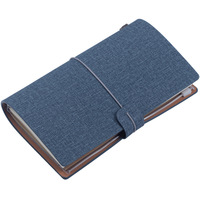 Portable Vintage A6 cahier en cuir personnalisé feuilles mobiles Journal de voyage petit créatif papeterie journal cadeau pour les étudiants