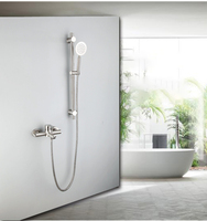 Robinet d'eau froide et chaude, en acier inoxydable, 304