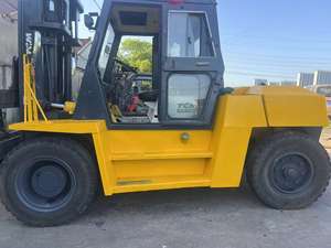 Construcción Buen estado y alto rendimiento Carretilla elevadora diésel usada <span class=keywords><strong>TCM</strong></span> 100 150 <span class=keywords><strong>10T</strong></span> 15t con 4,5 m de altura y 4 ruedas a la venta - Product Image 2