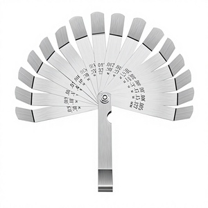 Stainless Steel Wedge Feeler Gauge Bore Gauge Thickness <b>Gap</b> Measuring Tool High Precision - Product Image 1