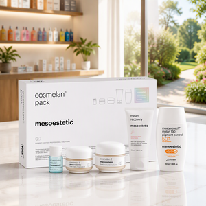 Kit de Tratamiento Cosmelan Original de Mesoestetic, Paso 1 y 2, Paquete de Crema, Set de Peeling Cosmelan, Set para Uso en Casa - Product Image 1