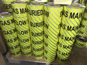 Ruban de signalisation détectable souterrain le plus vendu en usine, avec feuille d'aluminium - Product Image 5