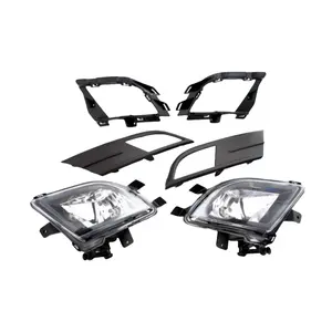 Cars Front Bumper Fog Lights Lamps Accessories Kit For Volkswagen VW Jetta 2016 2017 Sagitar 2015