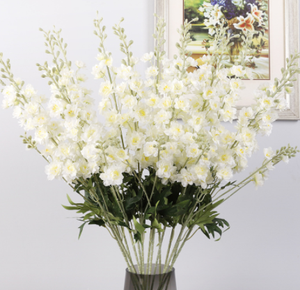 Vente en gros 2 branches Décoration intérieure Décoration de mariage Tissu artificiel <span class=keywords><strong>Delphinium</strong></span> - Product Image 4