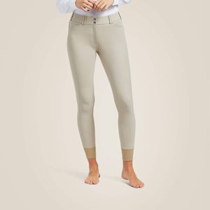 Pantaloni da <span class=keywords><strong>equitazione</strong></span> professionali da donna a vita alta traspirante ed estensibile per la competizione a cavallo - Product Image 1