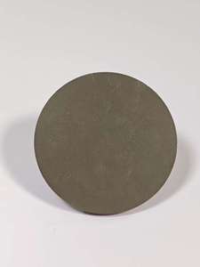 Plaque d'acier ronde embossée, disque métallique texturé, tranche circulaire en acier inoxydable, panneau en acier tissé 3D - Product Image 2