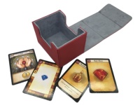 Boîte de rangement pour cartes en cuir PU DCG, boîte de jeu de société pour TCG, boîtes en vente flash avec plus de 300 emplacements pour cartes