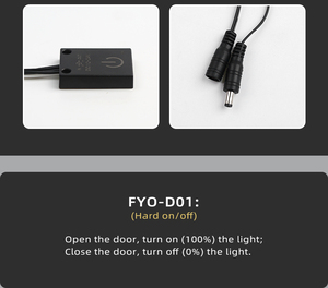 Venda quente DC12V IR Proximidade <span class=keywords><strong>Sensor</strong></span> 5A 60W 120W Interruptor <span class=keywords><strong>Sensor</strong></span> de Porta Dupla para Luz Do Armário - Product Image 4
