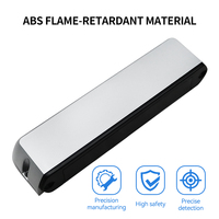 RETO M-229E Capteur de Présence à Rideau Lumineux Infrarouge 8 Faisceaux pour Protection Anti-Pincement des Portes Automatiques
