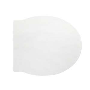 Siège de toilette thermodurcissable Mod Td19 Form 2 Blanc Fermeture douce 53 cm de longueur 38 cm de largeur - Product Image 1