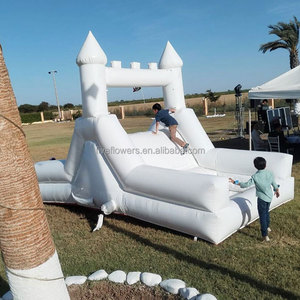 Petit château gonflable pour enfants Castillo Inflable Blanco Tobogan <span class=keywords><strong>air</strong></span> Slides Blanc - Product Image 1
