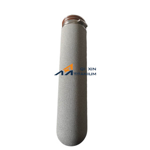 Elemento Filtrante de Vapor y Aceite Plegado en Tubo, Cilindro de <span class=keywords><strong>Metal</strong></span> para Polvo, Vela Filtrante de 10 a 40 Pulgadas, Filtros de Acero Inoxidable Sinterizado de Precisión - Product Image 2