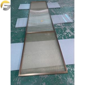 AN051 Hotel Restaurant Gold Stainless Steel Room Floor To Ceiling Living Screens Divider For <strong>Interior</strong> Decoration - Product Image 4