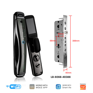 Wifi Thông Minh An Ninh Khóa Cửa 3D Nhận Dạng Khuôn Mặt 1MP Máy Ảnh Hồng Ngoại Tầm Nhìn Ban Đêm Đánh Thức Vân Tay Thẻ IC Mật Khẩu Mở Khóa - Product Image 4