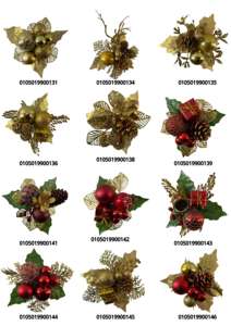 Décoration <span class=keywords><strong>de</strong></span> noël, fournitures <span class=keywords><strong>de</strong></span> décoration, pour couronne <span class=keywords><strong>de</strong></span> noël, picots et jets creux - Product Image 5