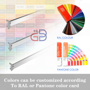 Ống vuông chùm Dày Kim Loại hiển thị móc cho cửa hàng Kệ slatwall móc - Product Image 4