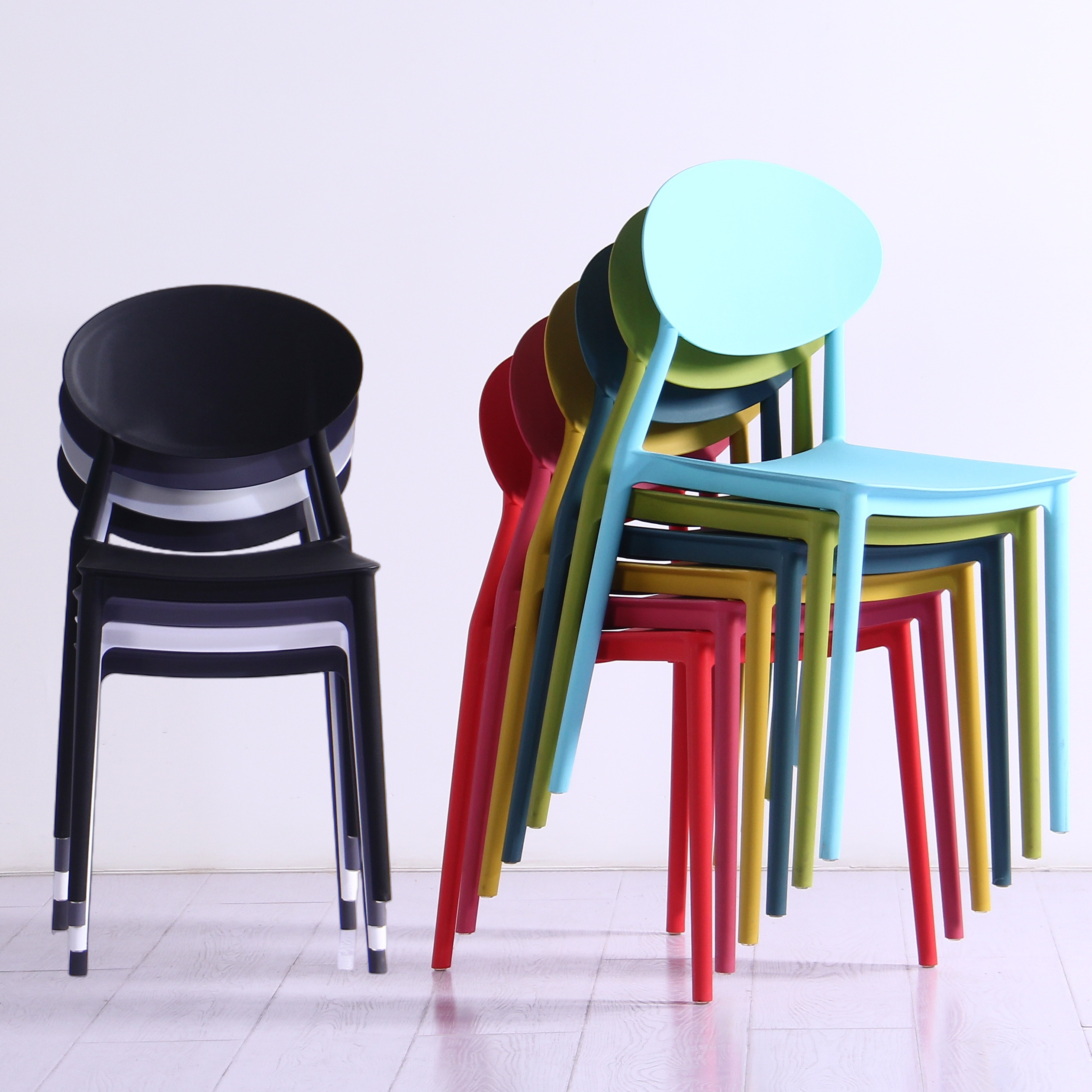 Оптовая продажа, современная уличная мебель для дома, кухни, кафе, столовой, шезлонг, пластиковый розовый полипропиленовый Штабелируемый Пластиковый обеденный стул