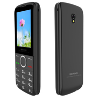 Téléphone 4G débloqué à double SIM pas cher de 2,4 pouces avec un design fin