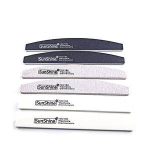 Professional Nail Files All Shapes Emery Board Nails Custom Manicure 100/180 Manicure Pedicure Art Tools 25pcs a Pack