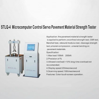 Testeur de résistance des matériaux de pavage YuFeng à commande servo par micro-ordinateur, table en acier inoxydable, capacité de charge 100-200KN, précision de test 1%