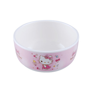 Hello Kitty Bowl Melamine Round Bpa Free Kids Dining - Product Image 1