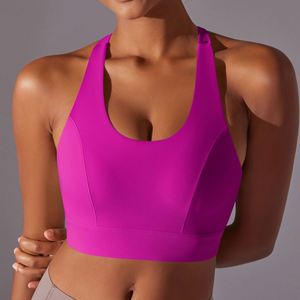 High Support Running Sports Bra for Women Molded Cups, Custom <b>Hook</b> & Eye Closure - Product Image 2