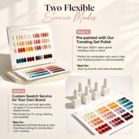 Livre de nuanciers de vernis à ongles en gros, présentoir en acrylique, fournitures pour ongles, pour gel UV, logo personnalisé, nuancier professionnel pour salons