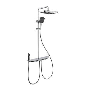 Vimijia – Ensemble de pomme de douche murale à quatre vitesses, entièrement en cuivre chromé, exclusivité transfrontalière, avec accessoires de surpression - Product Image 5