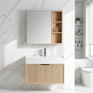 Muebles Sanitarios Suspendidos para Baño: Gabinetes de Diseño Creativo Montados en Pared - Product Image 2