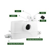 Pompe centrifuge Genix 130 italienne pour station de relevage des eaux usées, unité d'élimination des déchets sanitaires pour salle de bain