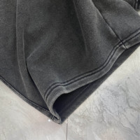 Ensemble short et t-shirt personnalisé pour homme, style streetwear, en coton délavé et vieilli, coupe oversize, pour l'été