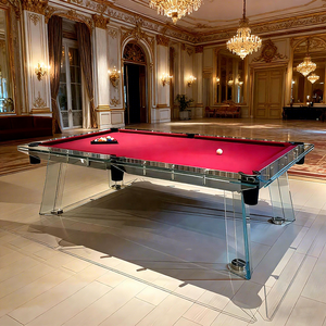 Mesa <span class=keywords><strong>de</strong></span> Billar Contemporánea <span class=keywords><strong>de</strong></span> Diseño Elegante, <span class=keywords><strong>de</strong></span> Pizarra Premium, Transparente, <span class=keywords><strong>de</strong></span> 8 o 9 pies, Personalizable, <span class=keywords><strong>de</strong></span> Lujo, con Vidrio Templado - Product Image 2