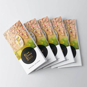 Impresión de fábrica al por mayor, instrucciones impresas en papel personalizadas, folleto plegable troquelado, manual de tres páginas de cuatro pliegues - Product Image 2