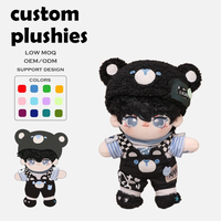 Fabricants chinois de haute qualité produisent en masse des poupées en peluche personnalisées d'idols Kpop, acceptant la personnalisation du design des jouets en peluche.