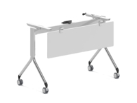Table de formation pliable, table de formation commerciale, table de formation pour le personnel, bureau pliable pour la maison ou le bureau, table pliable en métal, gain de place