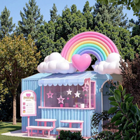 Boutique mobile en conteneur épaissi pour marché de nuit commercial, stand de vente extérieur pour hôtel, style moderne SY 1