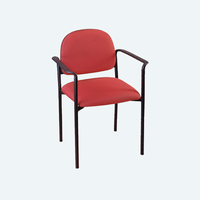 Chaise de loisirs simplifiée avec accoudoir pour les visiteurs JYX-WC-04FR