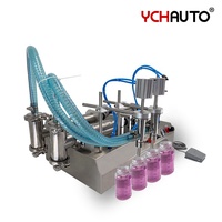 Machine de remplissage de parfum personnalisée 5 ~ 1000ml 4 têtes pour faire la machine de remplissage de bouteilles de parfum sous vide