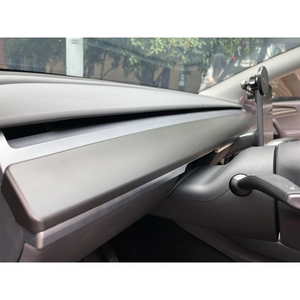 Garniture centrale <span class=keywords><strong>de</strong></span> <span class=keywords><strong>porte</strong></span> avant Perfect Fit pour Tesla Model Y |   Noir brillant / Aspect carbone / Noir mat <span class=keywords><strong>de</strong></span> haute qualité - Product Image 5