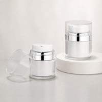 Bouteille de lotion en plastique PP transparente avec boucle blanche, vente en gros pour fabricants
