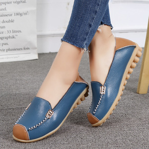 Chaussures Plates Décontractées Grande Taille pour Femmes, Tendance Printemps Été, À Lacets, Motif Uni, Pointures 35-44 - Product Image 4