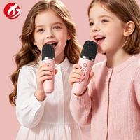Sistem Suara Pesta Panggung Pemutar Mp3 Mikrofon Nirkabel Baru K14 Speaker Karaoke Bluetooth Woofer PA Kartun Lucu