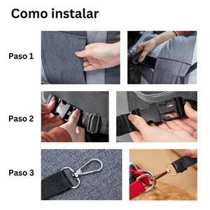 Dog Car Seat Cushion <strong>Pet</strong> <strong>Sofa</strong> Travel Bed Washable <strong>Cover</strong> Waterproof Solid Pattern PP Material for Small <strong>Pets</strong> - Product Image 4