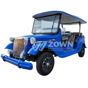 Hot Sale Luxury Electric Retro Classic Old Car <b>72V</b> Lithium <b>Battery</b> Vintage Sightseeing Cart with Custom Color - Product Image 5