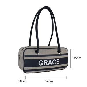 Luxury Women Canvas <b>Tote</b> <b>Bags</b> Fashion Designer Handbags Shoulder Crossbody <b>Extra</b> <b>Large</b> Non Woven Handle - Product Image 6