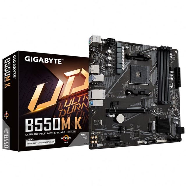 Hot Sale GIGABYTE B550M K DDR4 B550M Motherboard Gaming  AMD AM4 SOCKET DDR4 Ram Computer Motherboard B550M