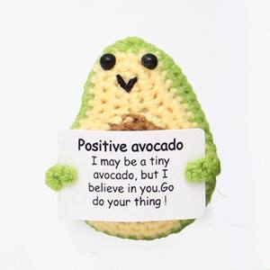 Muñeco de Ganchillo Hecho a Mano con Forma de Aguacate, para Apoyo Emocional - Product Image 2
