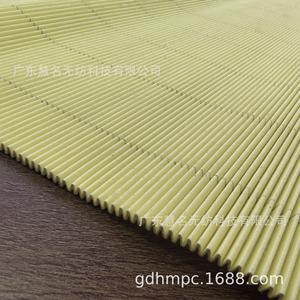 Papel de Filtro de Diésel, Tela No Tejida, Filtro de Combustible Industrial de Alta Precisión, Base de Tela Plegada Amarilla, 250 g/m² - Product Image 4