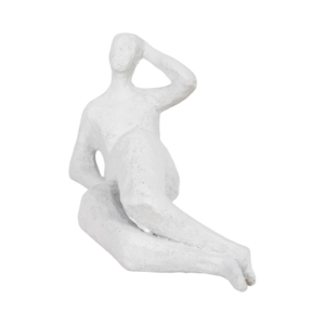 Moderna Statuetta Reclinabile in Resina per Decorazione Soggiorno, Ufficio, Mensola e Tavolino - Product Image 1